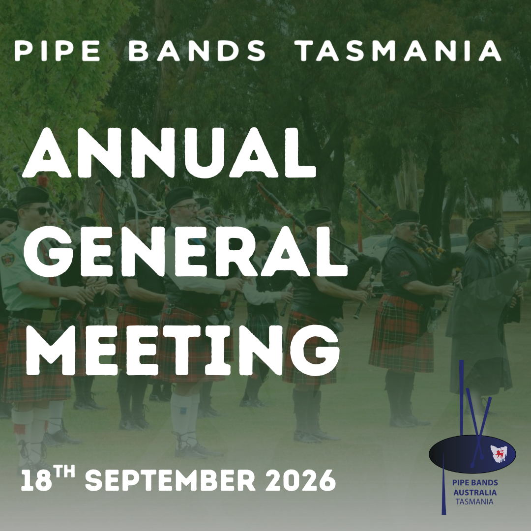 Pipe Bands Tasmania - AGM